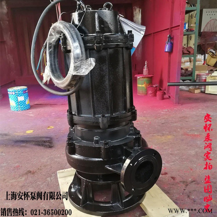 污水潛水泵  上海安懷QW150-250-22-30排污潛水泵型號 潛水排污泵潛水泵