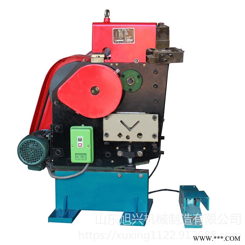 旭興QA32-8B建筑工程鋼材下料機(jī) 多功能金屬制品沖剪機(jī) 角鋼方鋼剪切機(jī)