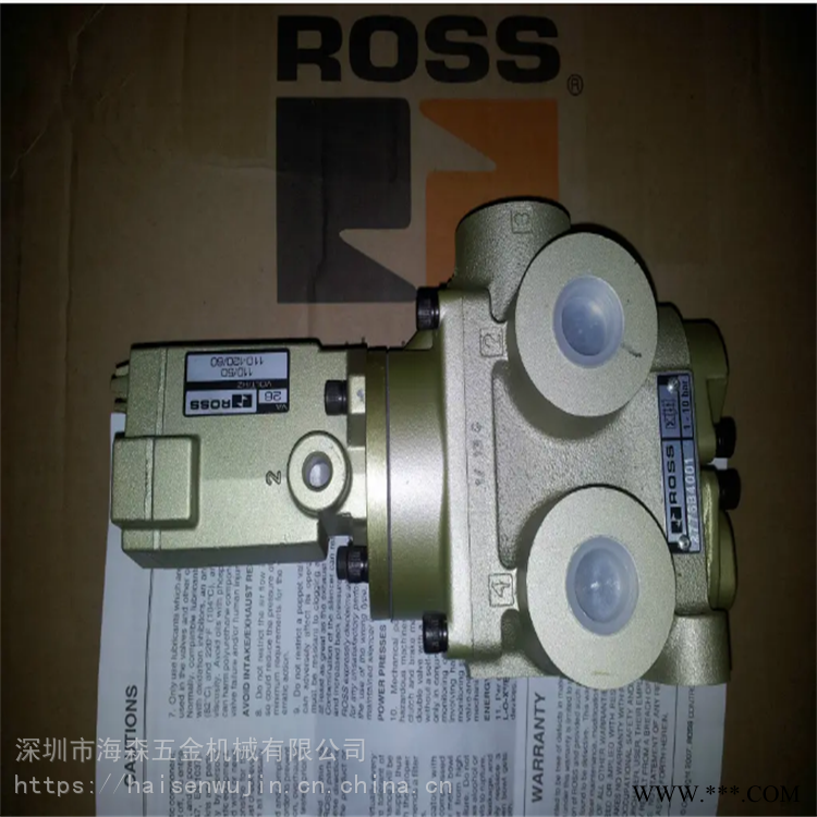 專業(yè)提供協(xié)易/揚(yáng)鍛/金豐沖床專用電磁閥 ROSS雙聯(lián)電磁閥J3573D4015 -110VAC