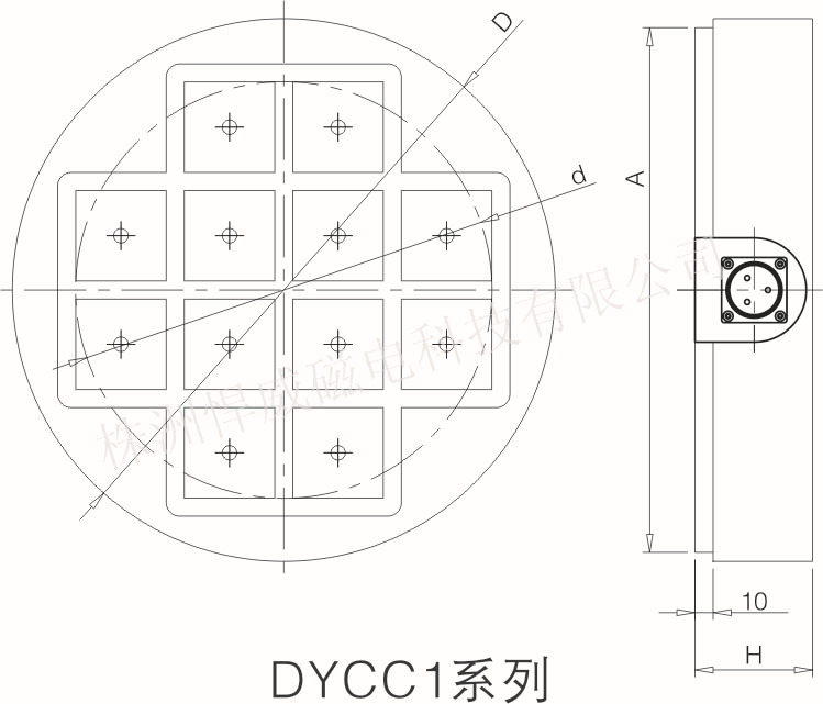 廠家直銷電永磁吸盤 磨床用永磁電控磁盤強(qiáng)力電永磁吸盤 定制款示例圖6